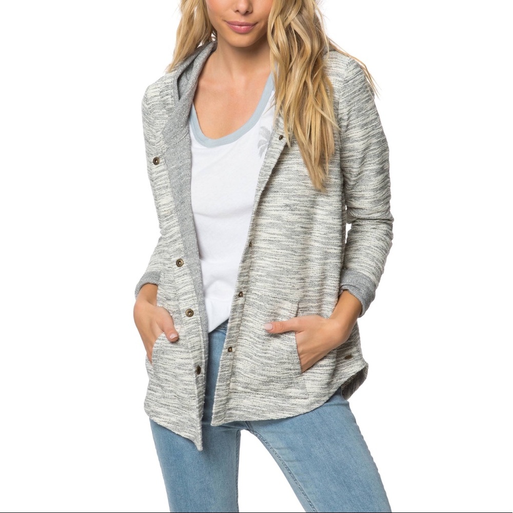 O’Neill Marcy Heather Gray Hoodie